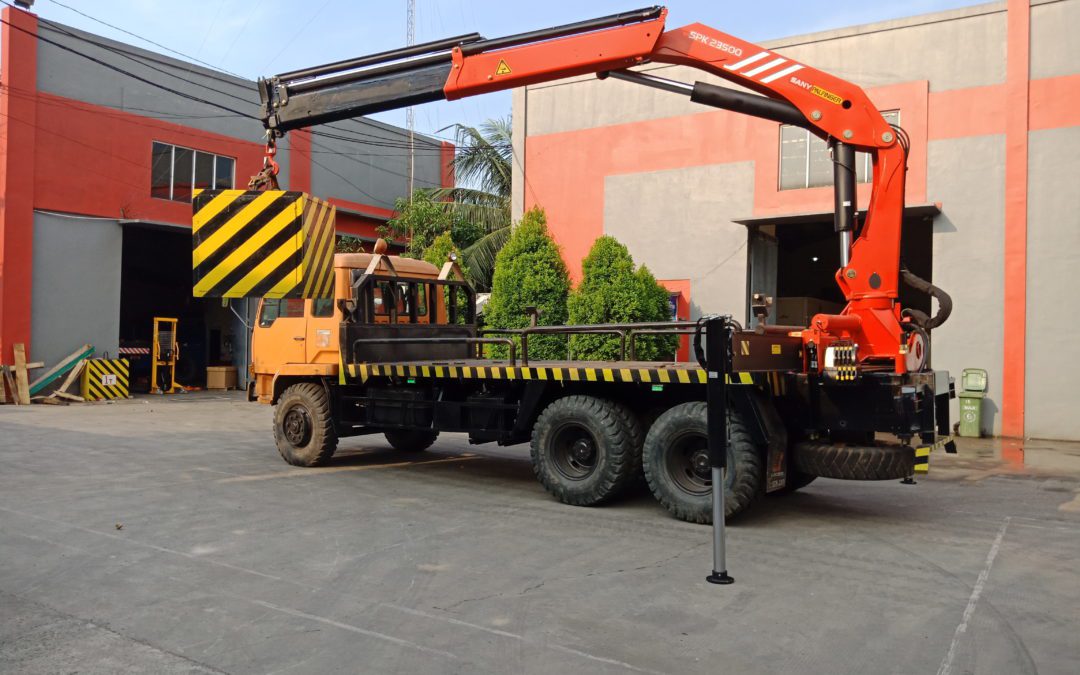 Crane SANY PALFINGER SPK 23500 Untuk Industri Tambang