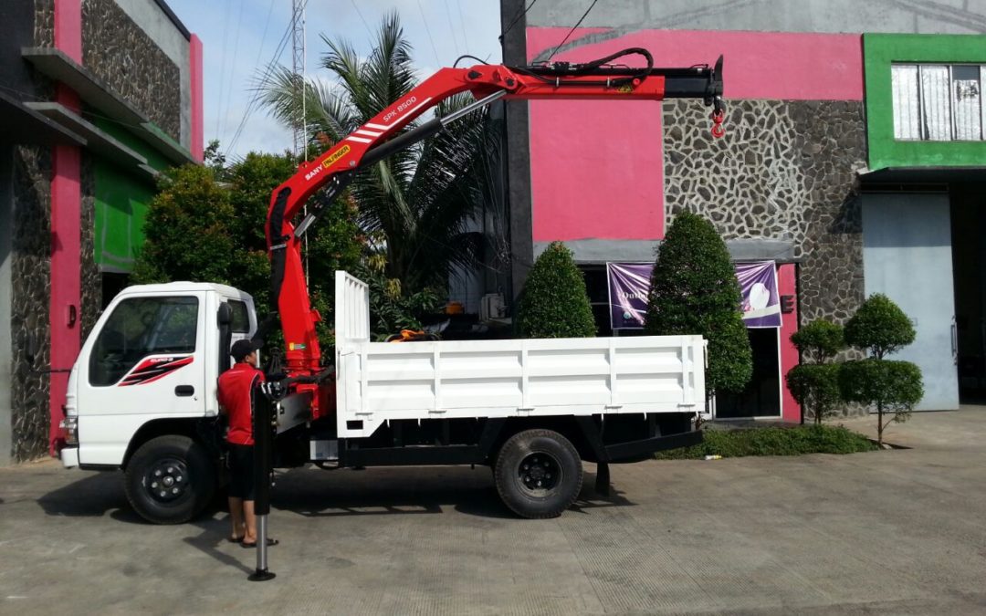 Articulated Crane SANY PALFINGER SPK 8500, Bergaransi Resmi